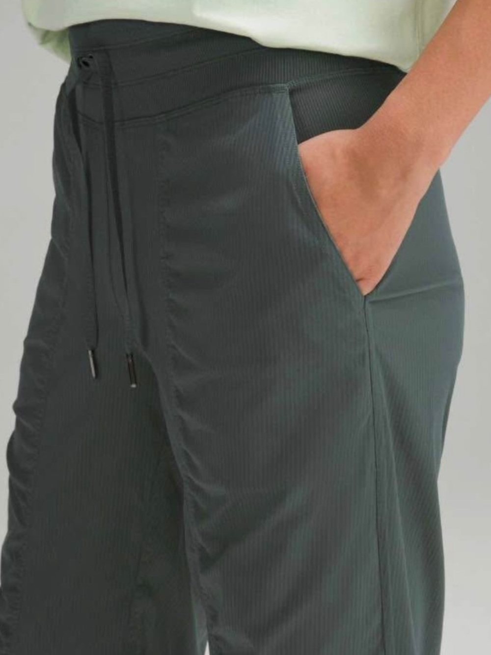 lululemon athletica dance studio jogger full length Dark Olive Drawstring - Picture 2 of 7